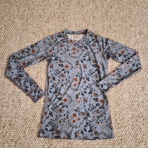 Kari Traa Womens Long Sleeve Base Layer with Floral Print